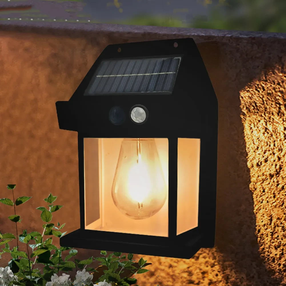 ECOLUZ - Lampara Con Panel Solar