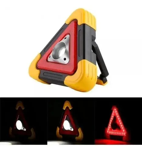 TRIANGULO DE EMERGENCIA Y LINTERNA - Seguridad y Funcionalidad En El Mismo Producto