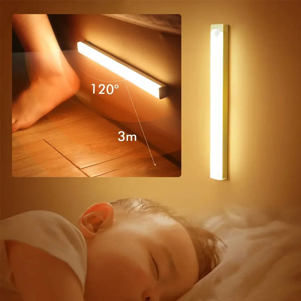 LUZ LED CON SENSOR DE MOVIMIENTO - Ilumina Cualquier Espacio De Tu Casa