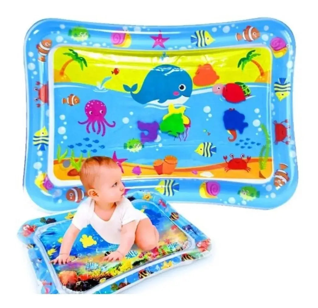 TAPETE DE AGUA BEBES - Fortalece Los Músculos De Tu Bebe Mientras Se Divierte