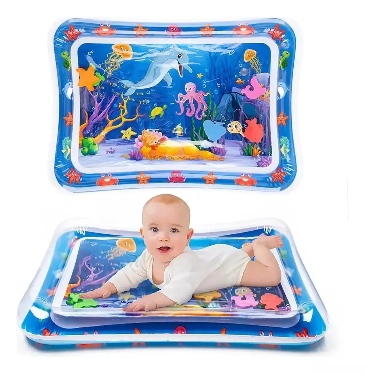 TAPETE DE AGUA BEBES - Fortalece Los Músculos De Tu Bebe Mientras Se Divierte