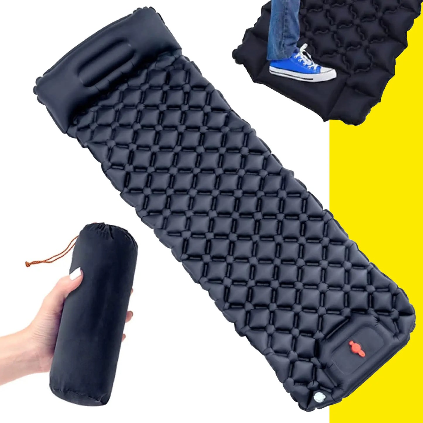 COLCHONETA AUTOPACK - Portátil y Fácil De Inflar