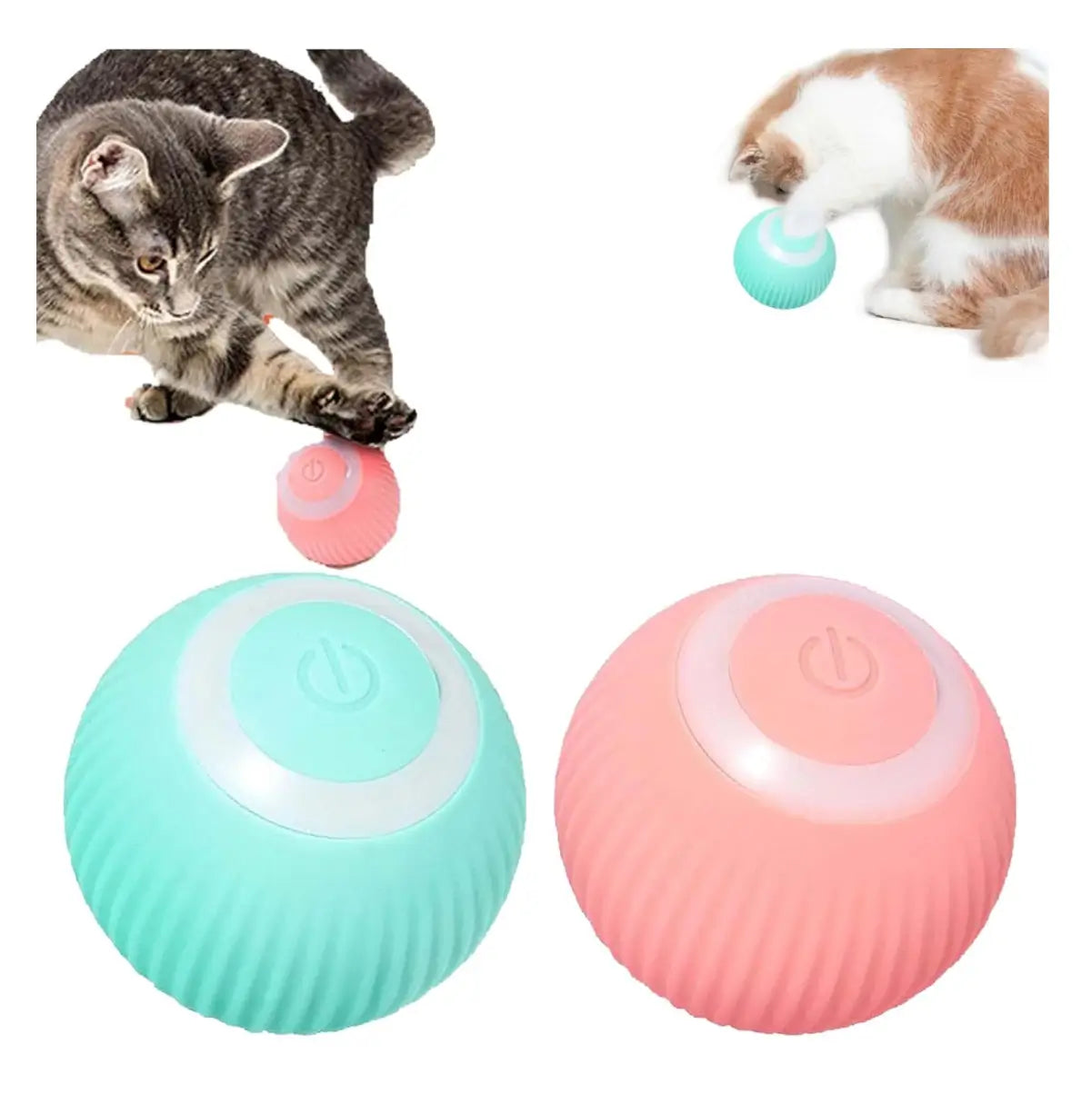PELOTA CORRE PELUDO - Juguete Inteligente Para Gatos o Perros