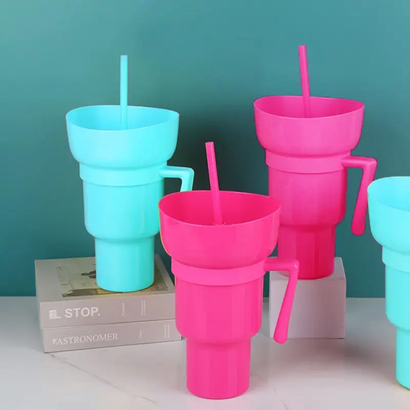 TAZA PORTATIL PARA APERITIVOS Y BEBIDAS - Vaso 2 en 1