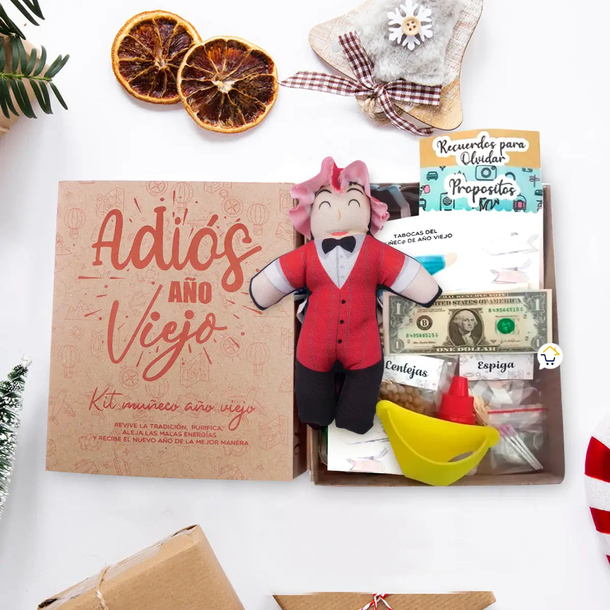 KIT AÑO NUEVO - Organiza Tus Metas del Nuevo Año y Despídete del Año Viejo