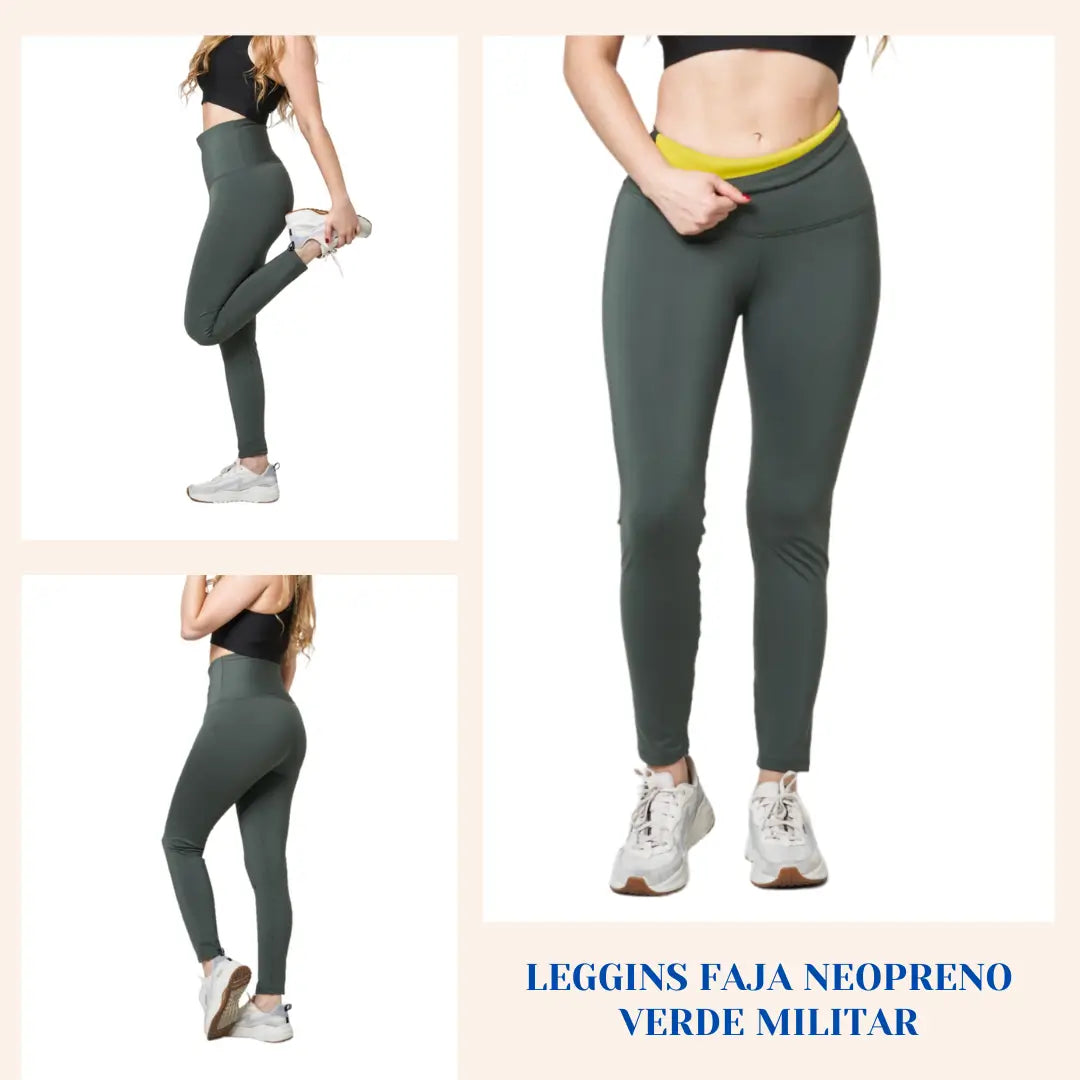 SILUETA POWER - Leggings Para Gym, Oficina Y Diario