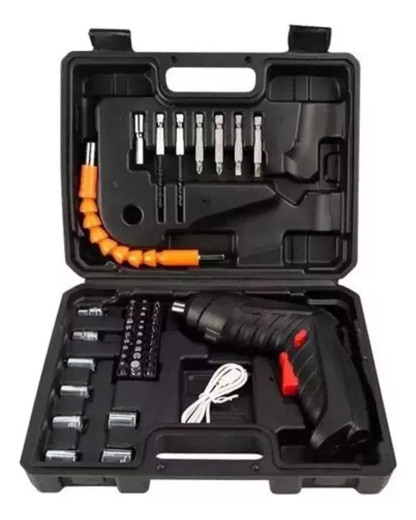 KIT DESTORNILLADOR ELÉCTRICO - Disfruta de 47 Piezas Intercambiables