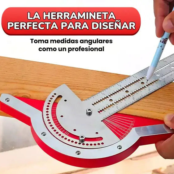 REGLA DE DISEÑO PARA CARPINTERIA - Toma Medidas Precisas En Tus Trabajos