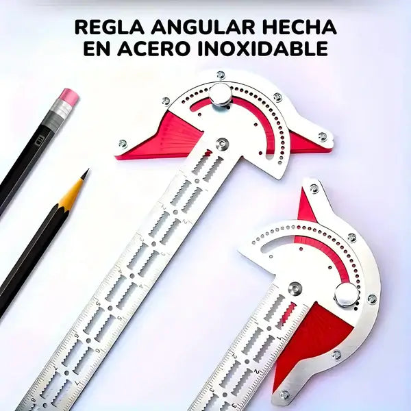 REGLA DE DISEÑO PARA CARPINTERIA - Toma Medidas Precisas En Tus Trabajos