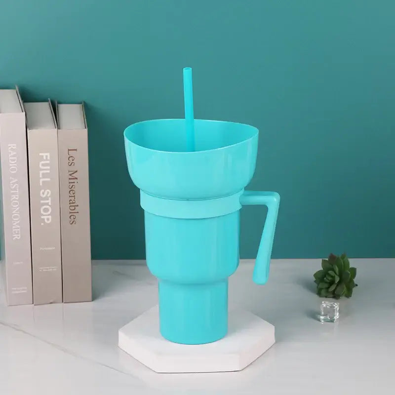 TAZA PORTATIL PARA APERITIVOS Y BEBIDAS - Vaso 2 en 1