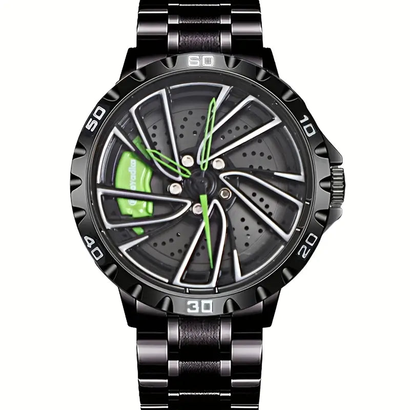 RELOJ GIRATORIO 360° -Innovador, Resistente Y Con Un Diseño Inspirado En Carros Deportivos