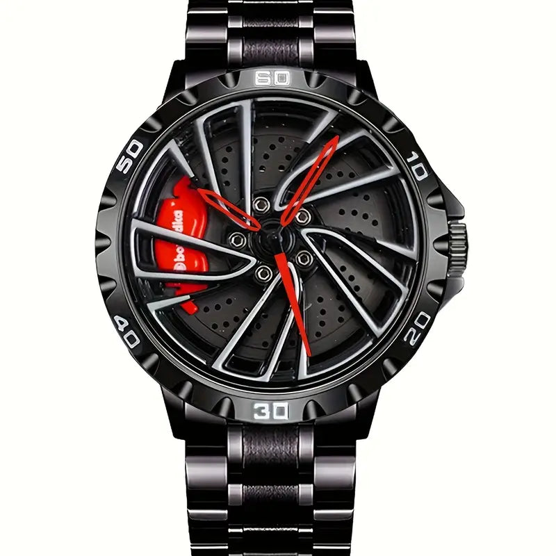 RELOJ GIRATORIO 360° -Innovador, Resistente Y Con Un Diseño Inspirado En Carros Deportivos