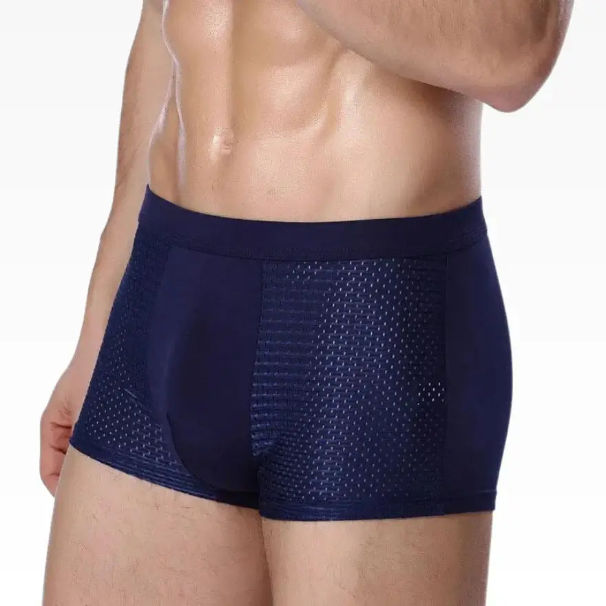 BOXER FIBRA DE BAMBU - Paquete x4 Unidades Colores Surtidos