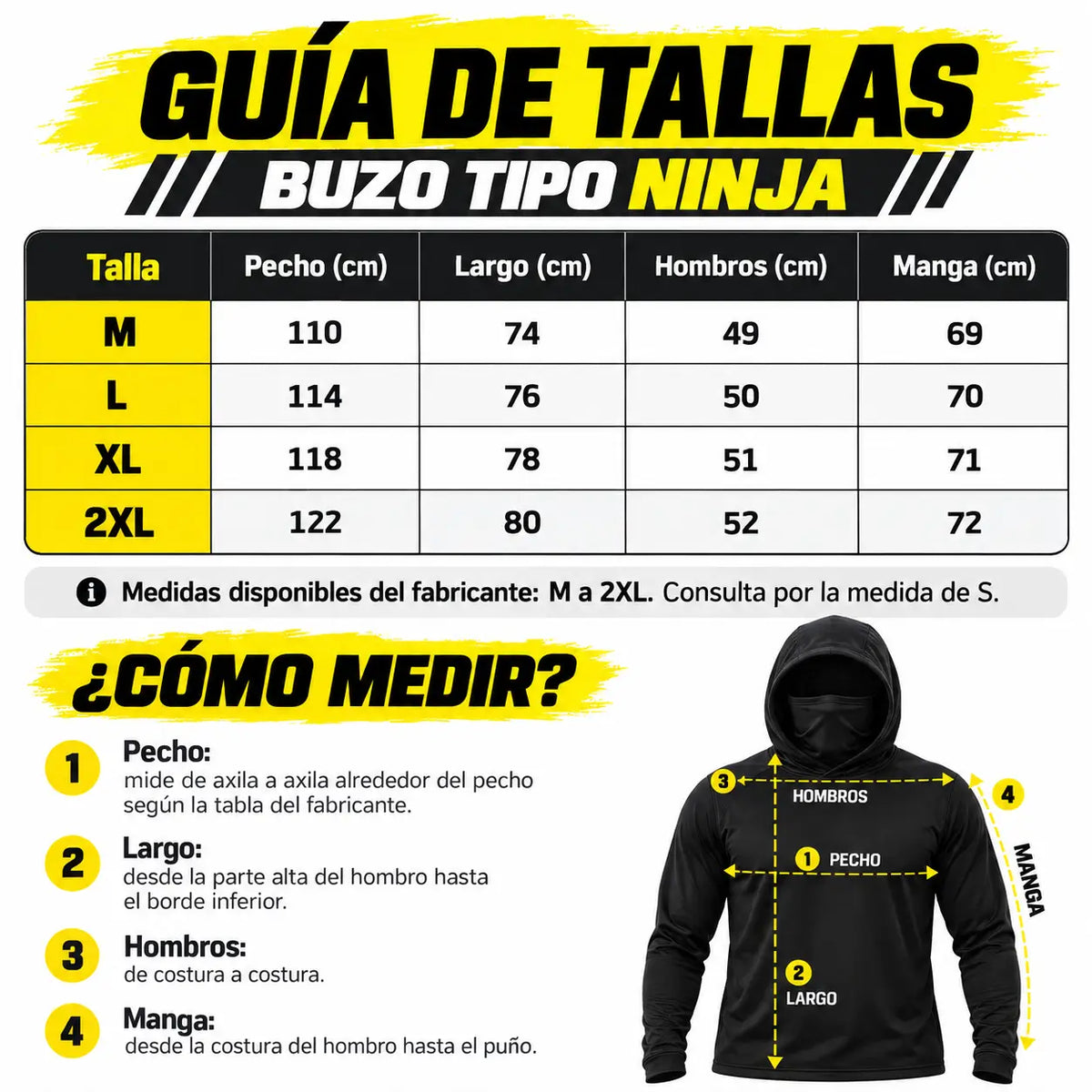 Buzo Tipo Ninja Máxima Protección
