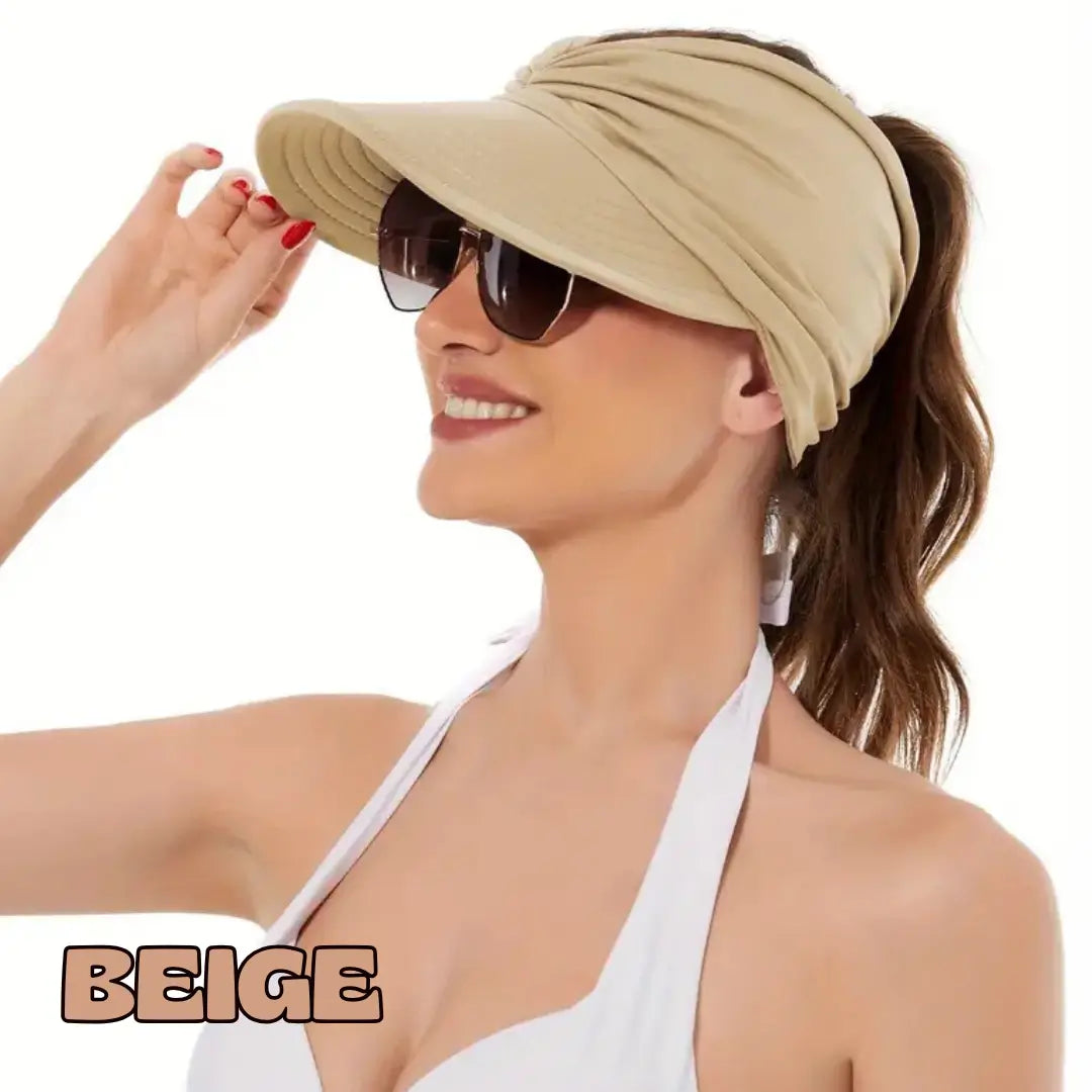 GORRA CON VISERA PARA MUJER - Perfecta Para Unas Vacaciones Con Estilo