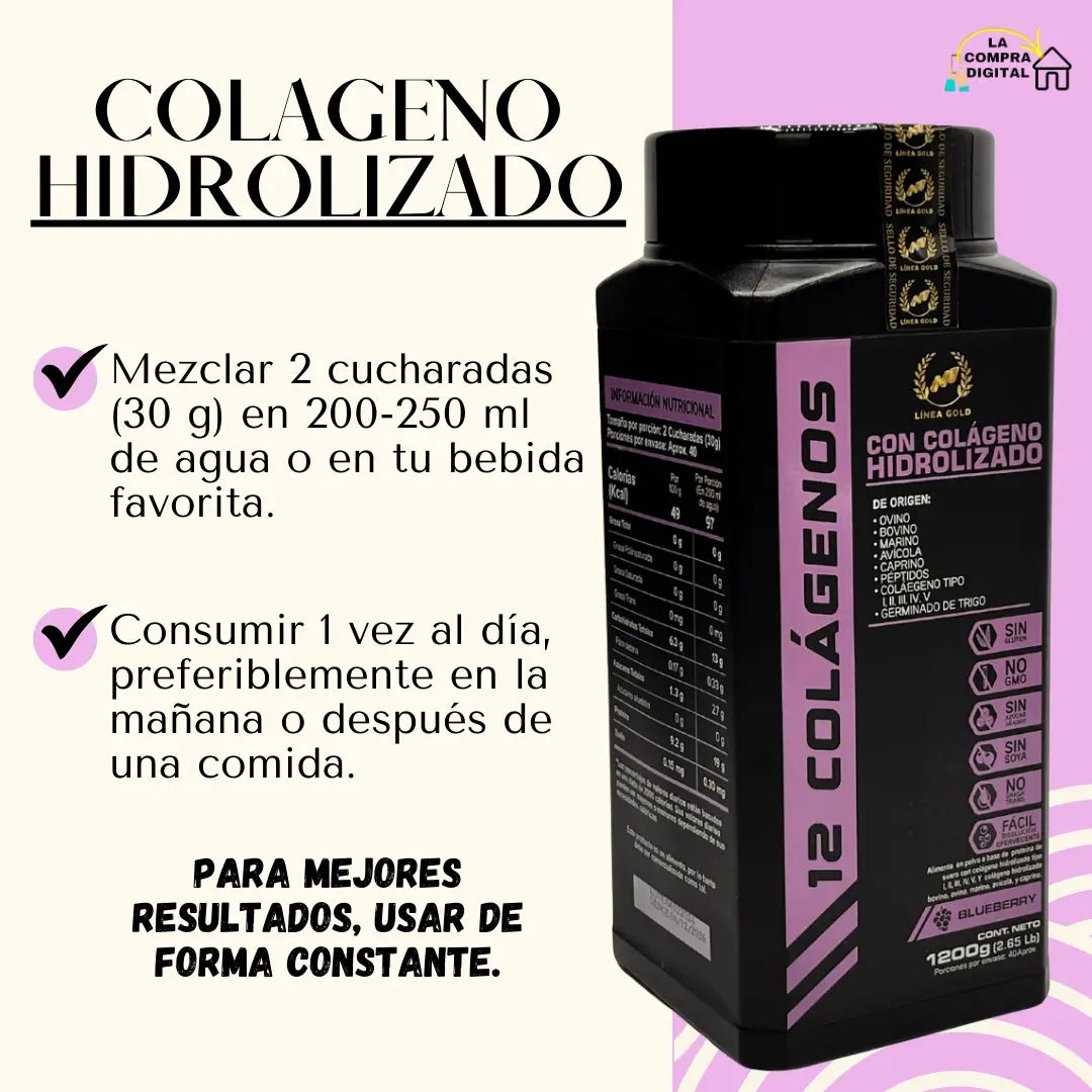 COLAGENO HIDROLIZADO - Rejuvenece Desde Adentro