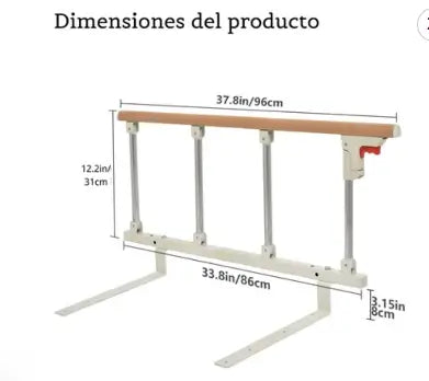 DESCANSO SEGURO - Barra Extendible Para Cama | Seguridad, estabilidad y tranquilidad