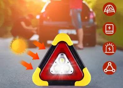 TRIANGULO DE EMERGENCIA Y LINTERNA - Seguridad y Funcionalidad En El Mismo Producto