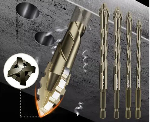 PERFORMAX - Conjunto por 4 Brocas de Diferentes Dimensiones