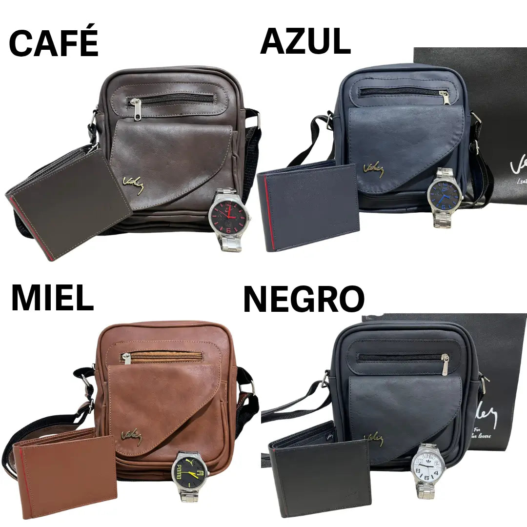 Set Vélez X2 El Regalo Para Hombres con Estilo + OBSEQUIO Reloj Elegante.