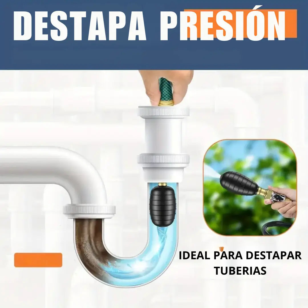 DESTAPA PRESIÓN - Evita Obstrucciones En Minutos