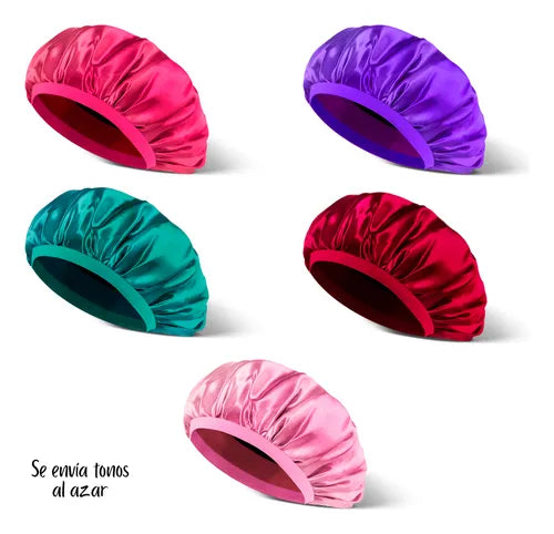 KIT DUERME BONITA - 4 Gorros De Satín