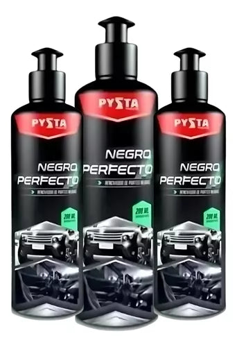 NEGRO PERFECTO - Restaura Las Partes Negras De Tu Carro O Moto