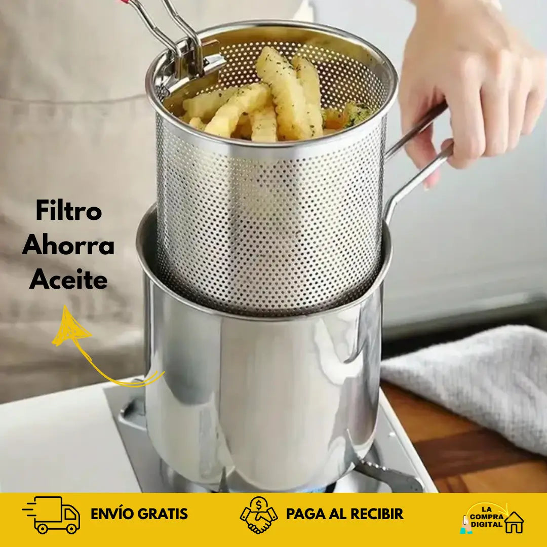 CHEF CROCANTE - Ahorra Aceite Y Tiempo Mientras Cocinas