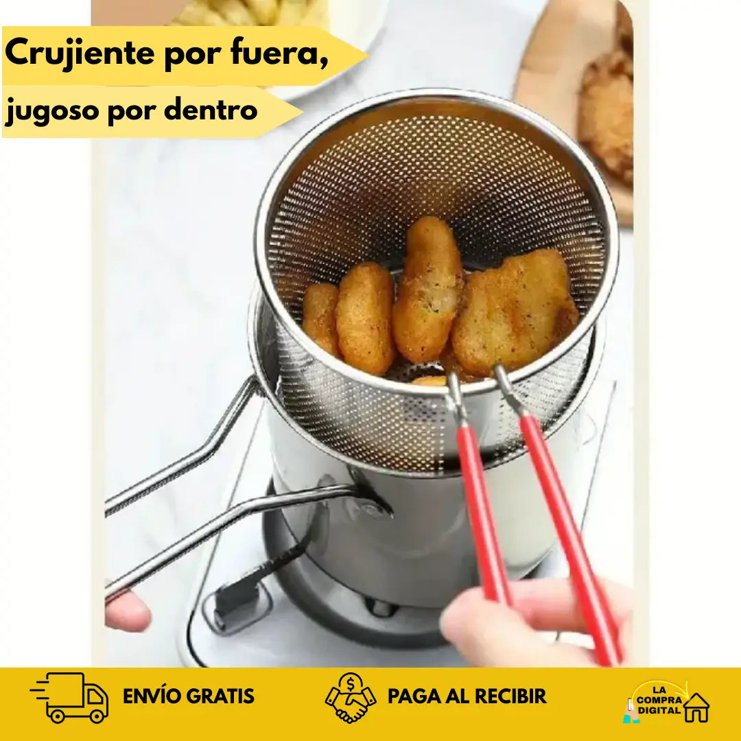 CHEF CROCANTE - Ahorra Aceite Y Tiempo Mientras Cocinas