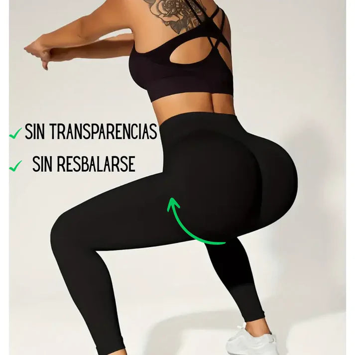 LEGGINS REALCE NATURAL - Ayuda A Disimular Rollitos Incómodos