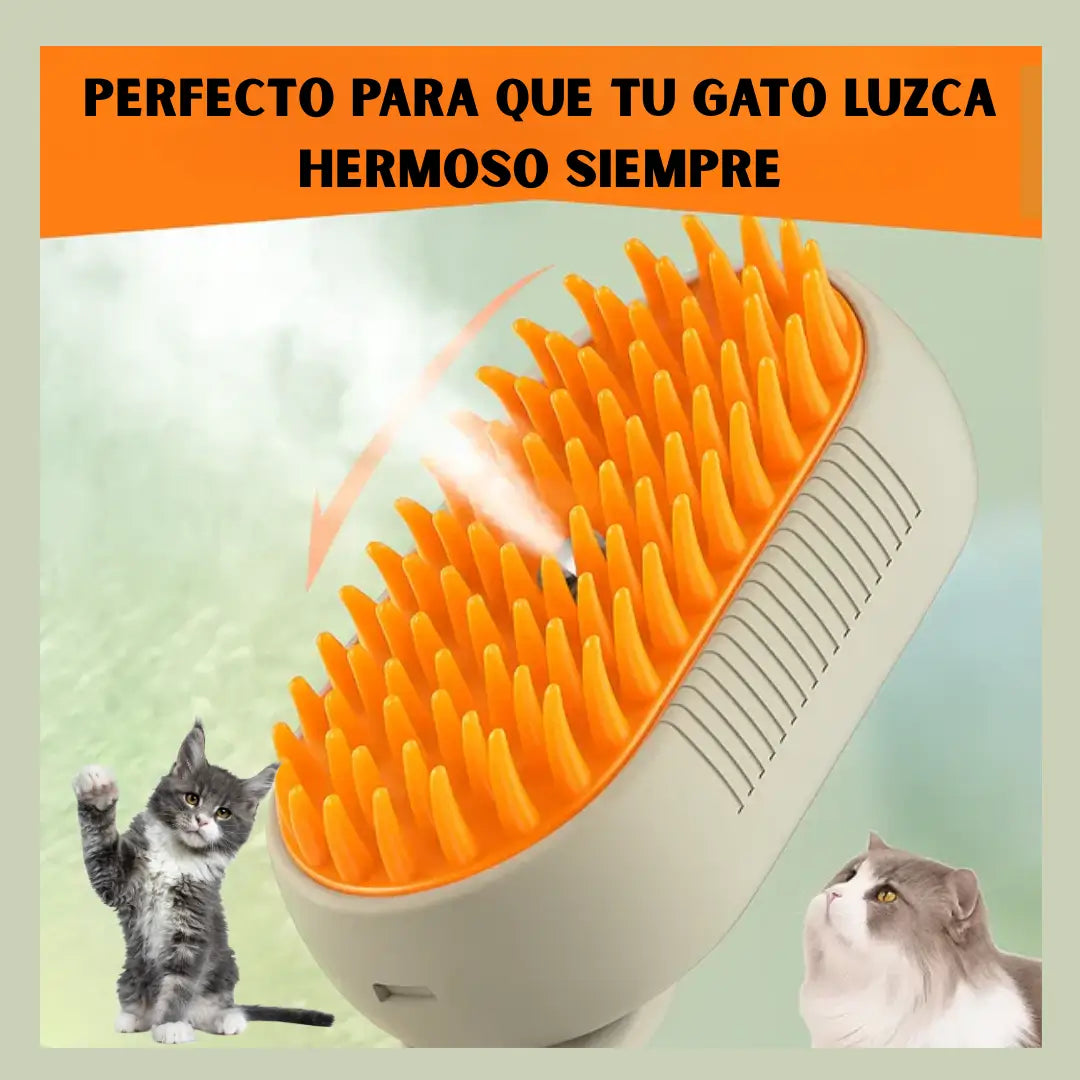 CEPILLO VAPOR PET - Seguro Y Relajante Para Tu Mascota