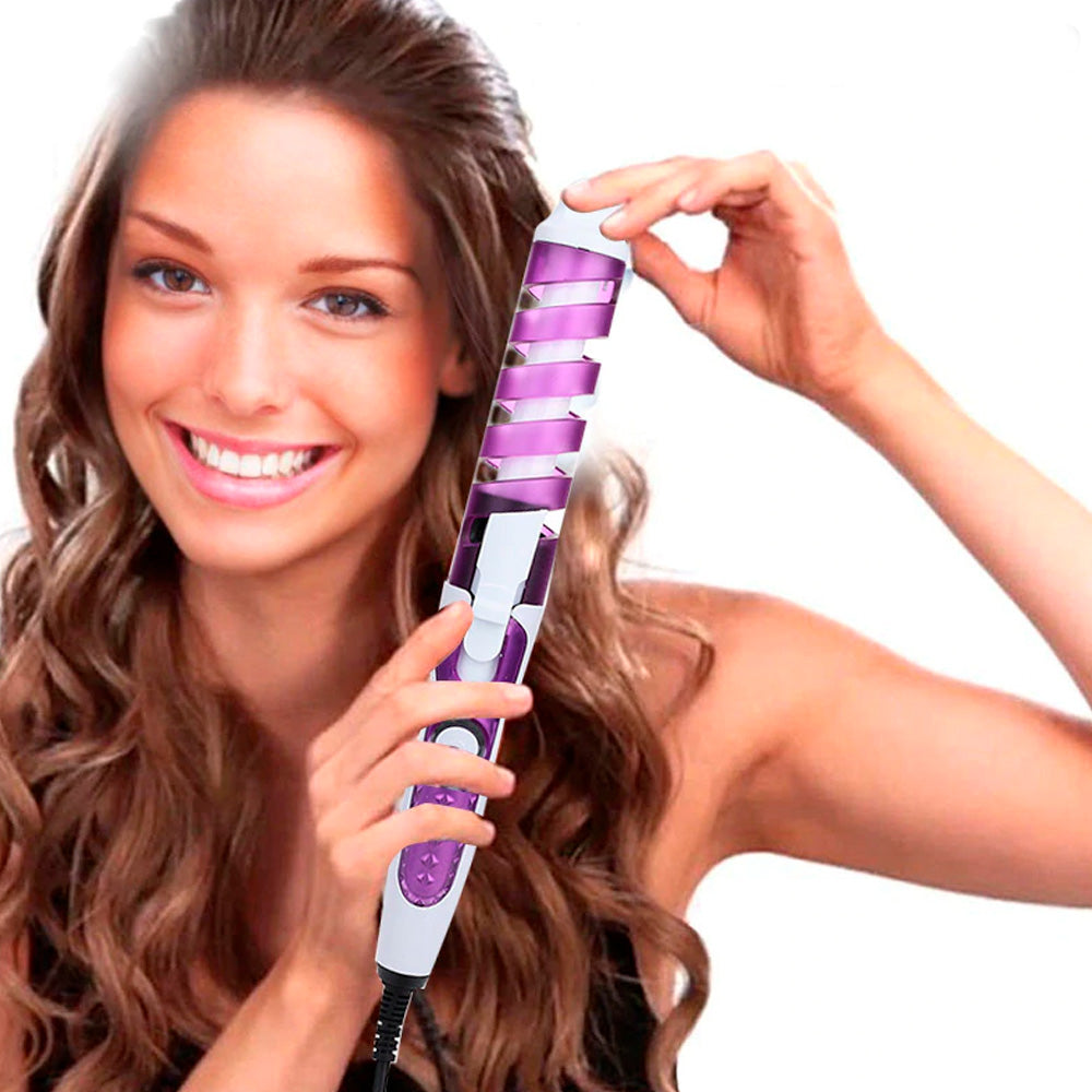 RIZADOR ESPIRAL MAX - Rizos Definidos Y Duraderos 💁♀️