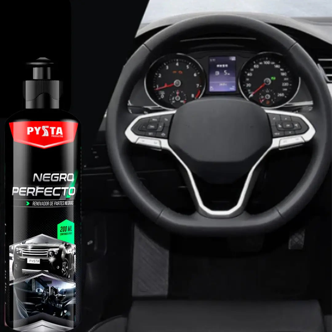 NEGRO PERFECTO - Restaura Las Partes Negras De Tu Carro O Moto