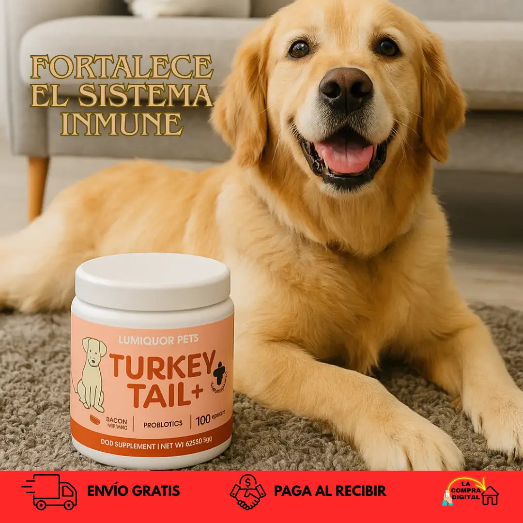 TURKEY TAIL+ - Devuelve Energía Y Vitalidad A Tu Mascota