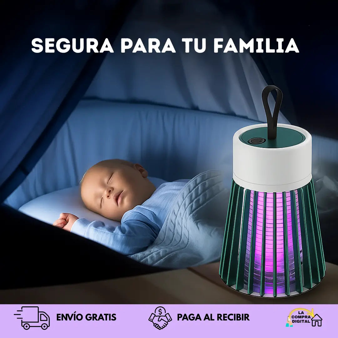 SIN MOSQUITOS - Lámpara Segura Y Efectiva