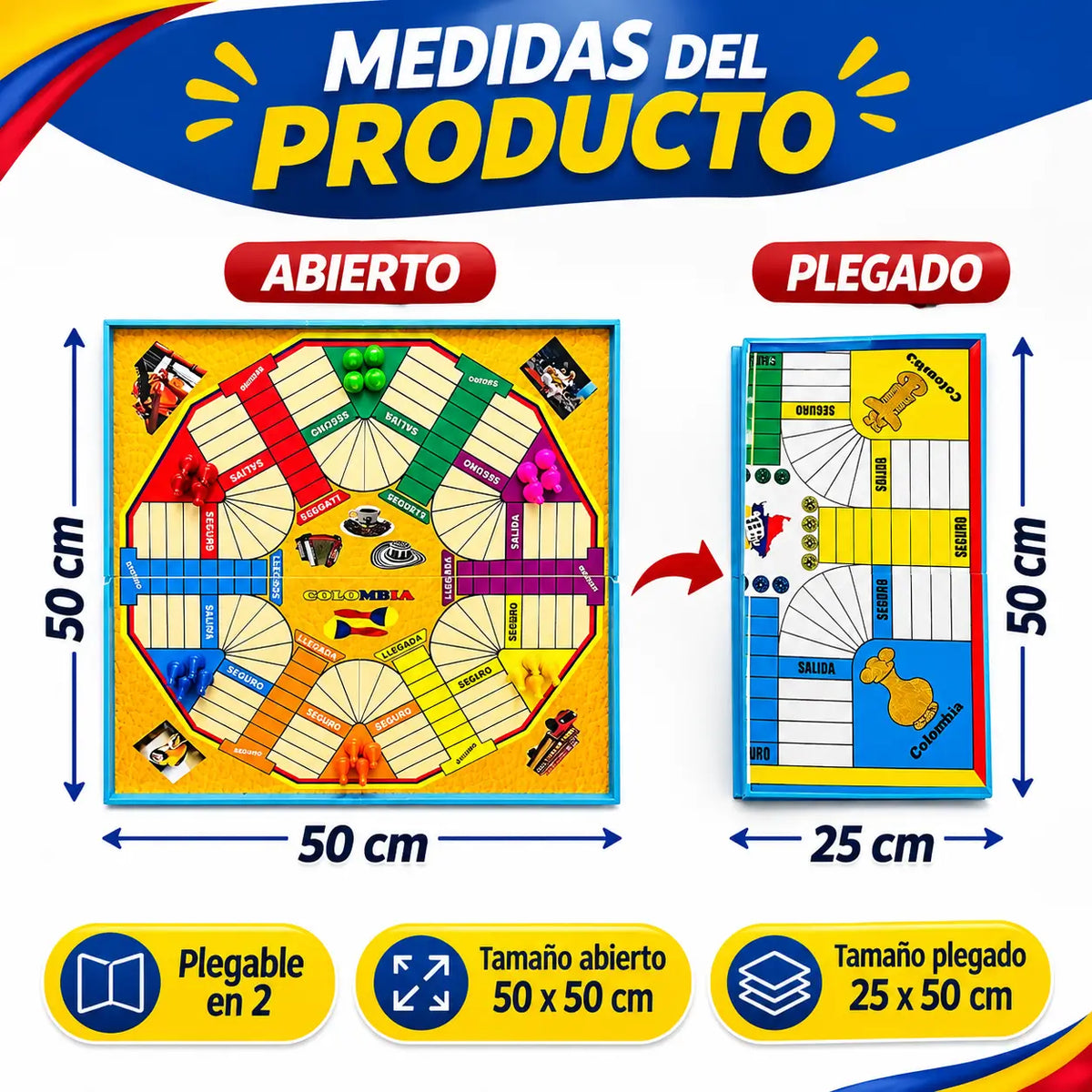 Parqués Magnético 2 en 1