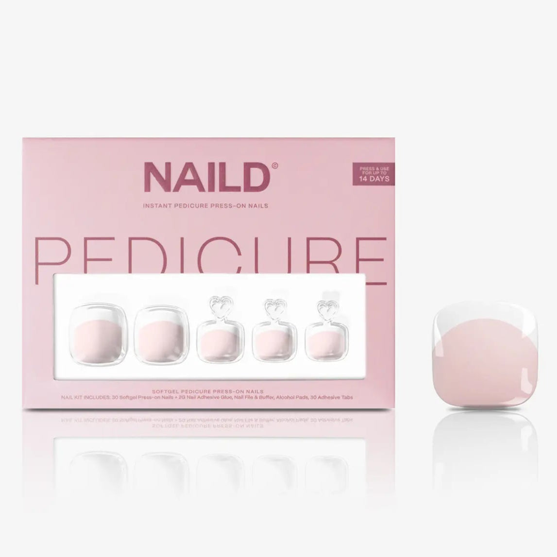 SET DE UÑAS FRANCESAS - 30 Uñas Listas Para Usar