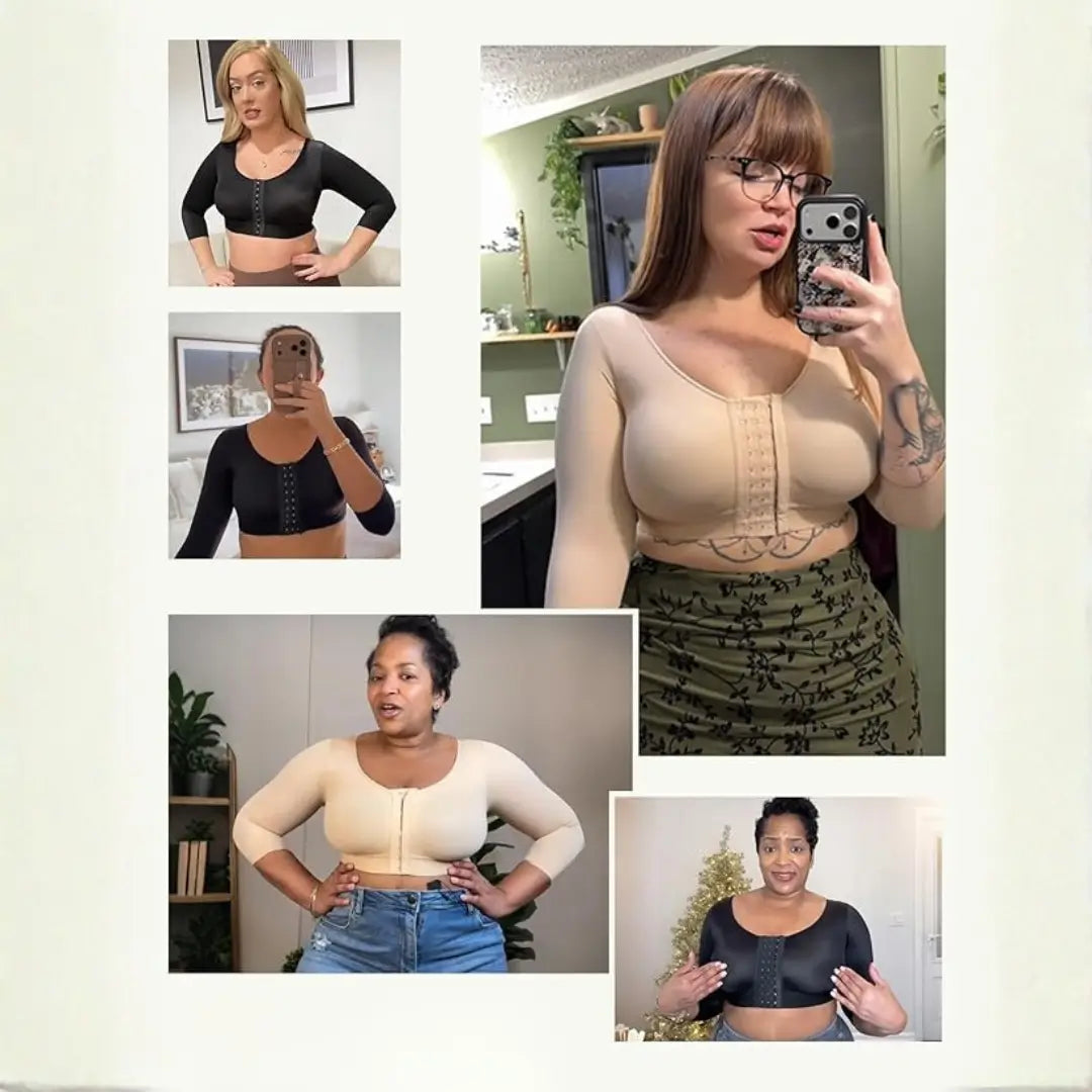 BRA SHAPER | Brasier con mangas eliminador de flacidez y corrector de postura