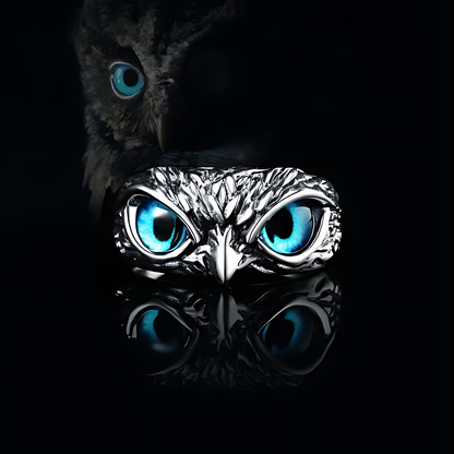 ANILLO BÚHO PROSPERIDAD (Ajustable) 🦉