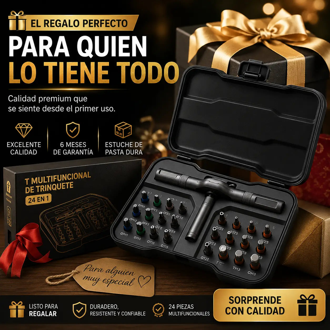 T MULTIFUNCIONAL TRINQUETE - el regalo perfecto para alguien especial