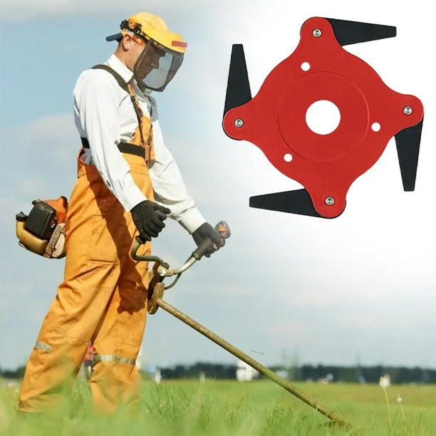 CABEZAL DE PODADORA - 4 Cuchillas Acero de 65Mn| Universal