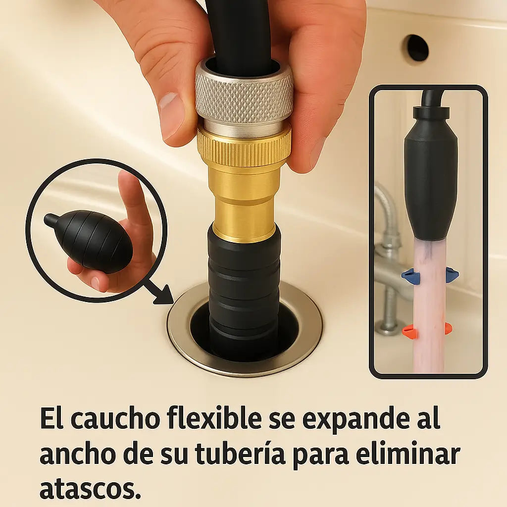 DESTAPA PRESIÓN - Evita Obstrucciones En Minutos