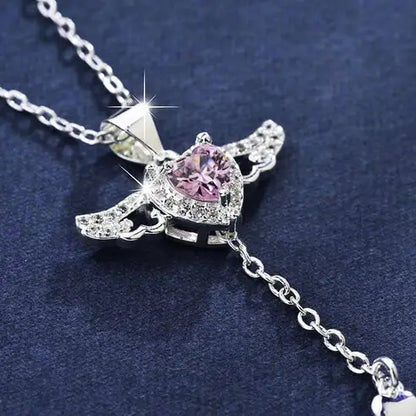 COLLAR CORAZON ALAS DE ANGEL - Sutileza y Calidad En El Mismo Producto