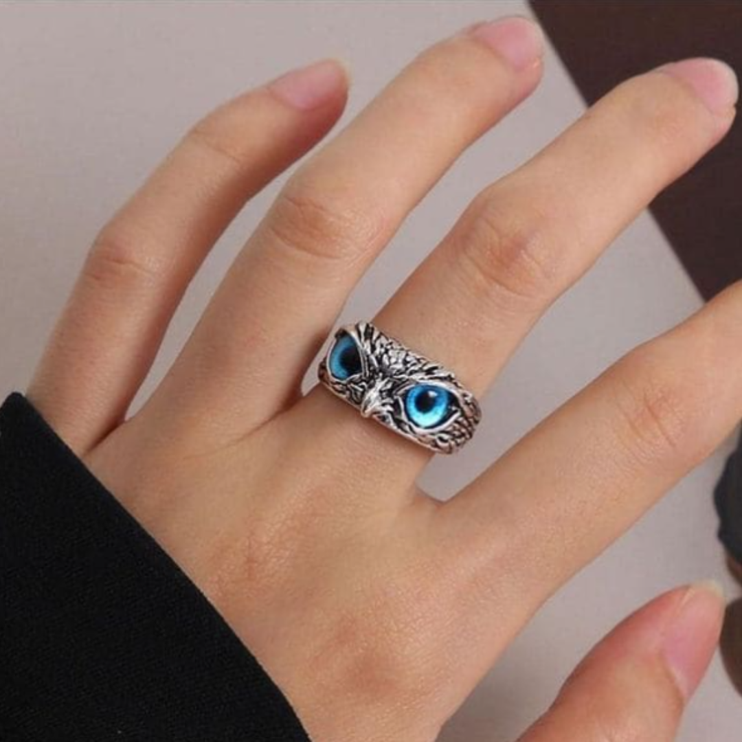 ANILLO BÚHO PROSPERIDAD (Ajustable) 🦉