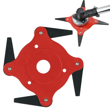 CABEZAL DE PODADORA - 4 Cuchillas Acero de 65Mn| Universal