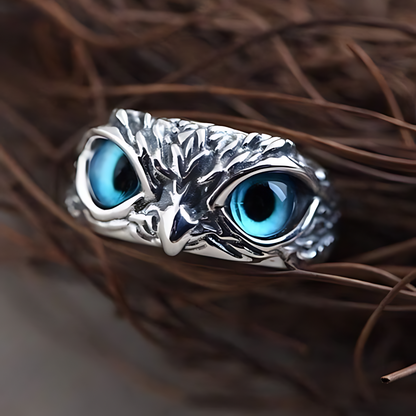 ANILLO BÚHO PROSPERIDAD (Ajustable) 🦉