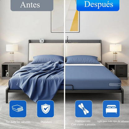 CLIP CAMA FIRME – Amanece con sábanas Kit X4