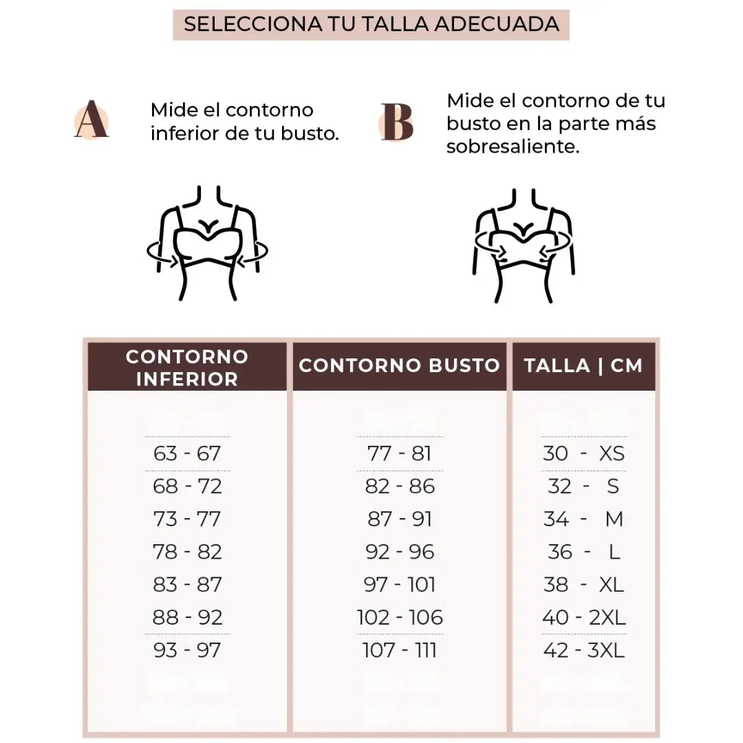 BRA SHAPER | Brasier con mangas eliminador de flacidez y corrector de postura