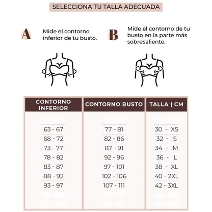 BRA SHAPER | Brasier con mangas eliminador de flacidez y corrector de postura