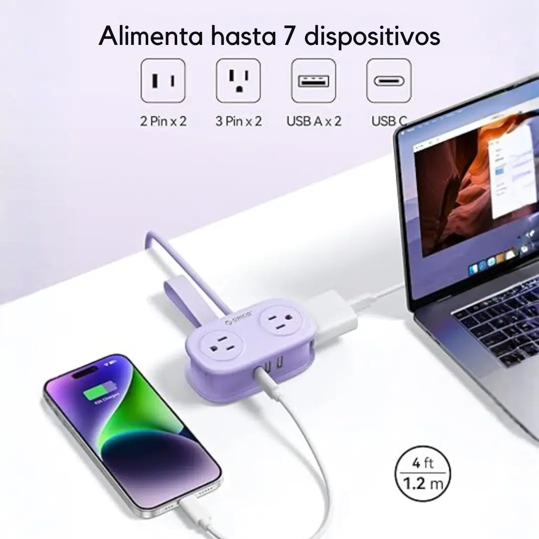 EXTENSIÓN MULTIPOWER - Conecta Tus Dispositivos De Manera Efectiva Y Rapida
